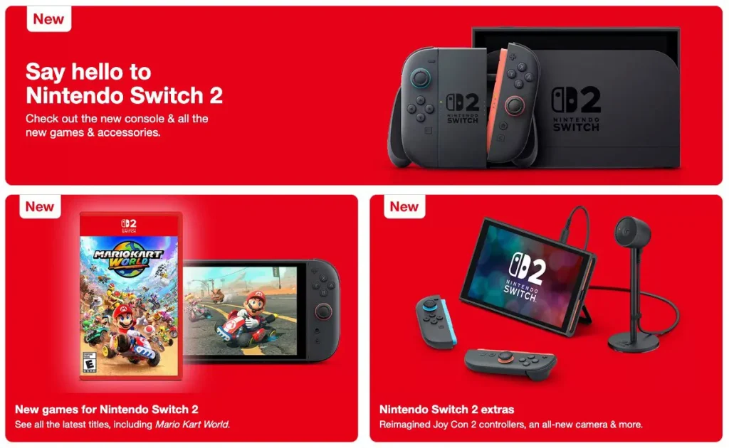 Nintendo Switch 2 games and accessories links (pre-orders go live on April 24th